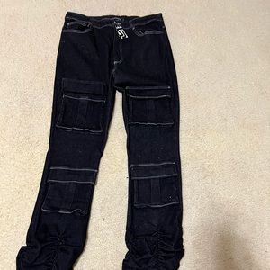 Shane Justin Men Pocket Stacked Jeans